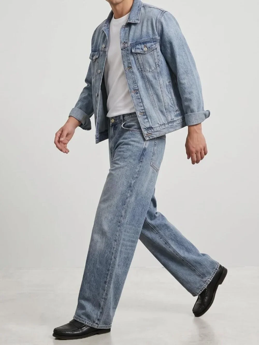 Men's Relaxed Fit Jeans - Comfortable Casual Denim Pants for Everyday Wear